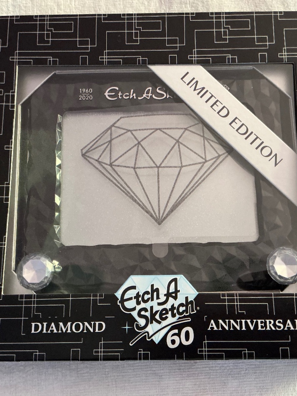 Etch A Sketch 60th Anniversary Limited Black Diamond Edition Brand New in Box
